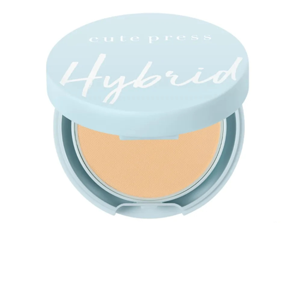 Cute Press Powder Shine Free Warm Beige 5g